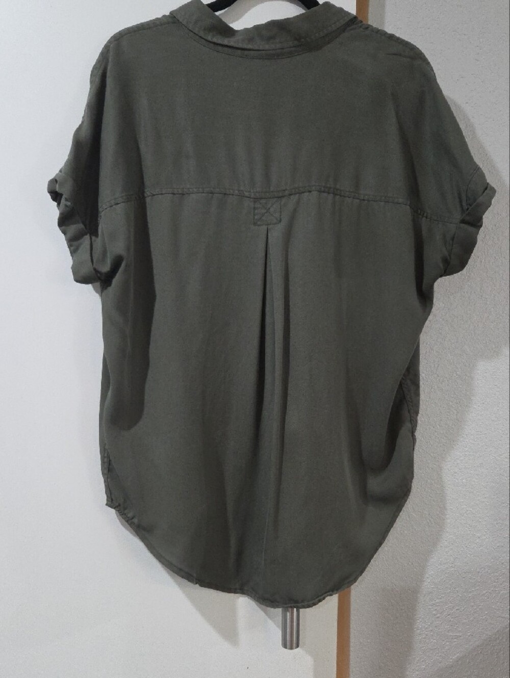 Daily Ritual Olive Green Button-Down Shirt - Picture 6 of 6